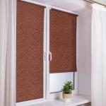 Рулонная штора Венеция , шоколад               (df-200101-gr)