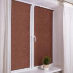 Рулонная штора Венеция , шоколад               (df-200101-gr)