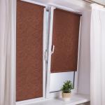 Рулонная штора Венеция , шоколад               (df-200101-gr)