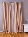 Комплект портьер блэкаут однотонный B501-3, бежевый                             (bt-200003-gr)