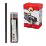 Грифели запасные цветные KOH-I-NOOR, КОМПЛЕКТ 12 шт, АССОРТИ, для мех.карандашей 4012/12,3,2 мм,4042