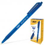 Ручка шариковая автомат. BIC Round Stic Clic, СИНЯЯ, корпус тонир. синий, 1мм, линия 0,32мм, 926376