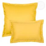 Комплект наволочек сатин на молнии с ушками, желтый, 70*70 см                             (arp-100695)