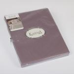 Простынь сатин "KARNA SERVAN", сиреневая                             (kr-220-9-CHAR004-gr)