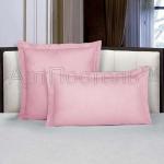 Комплект наволочек с ушками из гладкокрашеного поплина "Роза"                             (arp-200130-gr)