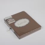 Пододеяльник сатин "KARNA SERVAN", коричневый                             (kr-220-7-CHAR001-gr)