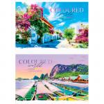 Альбом для рисования 24л., А4, на скрепке ArtSpace Путешествия. Coloured world, обложка-офсет, А24ф_26354