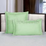 Комплект наволочек с ушками из гладкокрашеного поплина "Свежесть"                             (arp-200131-gr)