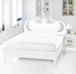 Простынь сатин "KARNA SERVAN", белый                             (kr-200295-gr)