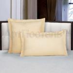 Комплект наволочек с ушками из гладкокрашеного поплина "Шампань"                             (arp-200132-gr)