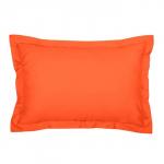 Комплект наволочек сатин на молнии с ушками, оранжевый                             (arp-200135-gr)