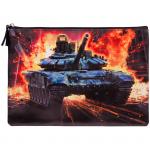 Папка для тетрадей 1 отделение, А4, Berlingo Tank, ПВХ, на молнии, PVCA4_014