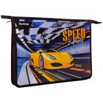 Папка для тетрадей 1 отделение, А4, Berlingo Скорость, пластик, на молнии, PP-A4-2004