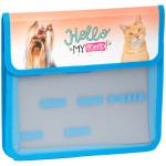 Папка для тетрадей 2 отделения, А5, ArtSpace Домашние питомцы. Милые друзья, пластик, на липучке, ПТ-Р3_16550