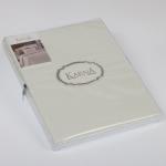 Простынь сатин "KARNA SERVAN", кремовая                             (kr-220-9-CHAR002-gr)