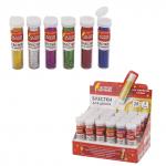 Блестки для декорирования (глиттер) ОСТРОВ СОКРОВИЩ, 7 грамм, цвета ассорти, в дисплее, 191371