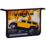 Папка для тетрадей 1 отделение, А5, ArtSpace Offroad car, картон/пластик, на молнии, ПТ-715_25525
