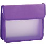 Папка для тетрадей 2 отделения, А5, ArtSpace Моноколор. Фиолет, пластик, на липучке, ПТ-95_15594