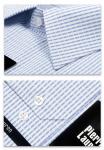 1159TSSF  Мужская рубашка в голубую полоску приталенная Super Slim Fit