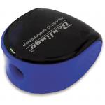 Точилка пластиковая Berlingo, 1 отверстие, контейнер, ассорти, блистер, европодвес, BBp_10029