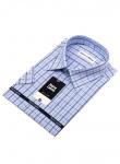 1245TSFK Приталенная мужская рубашка с коротким рукавом Slim Fit