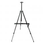 Мольберт алюминиевый переносной с держателем для кистейа Студия 95*73*162см, с чехлом, 101018_07