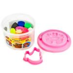 НАБОР "ТЕСТО ДЛЯ ЛЕПКИ" "MULTIART" "СОЮЗМУЛЬТФИЛЬМ" (10 ЦВ.*75ГР.+1 ФОРМОЧКА) В ВЕДРЕ  в кор.4*36шт