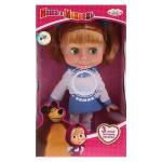 КУКЛА "КАРАПУЗ" МАША 25СМ (М/Ф"МАША И МЕДВЕДЬ") ОЗВУЧ. РУССИФИЦ. МАТРОССКИЙ КОСТЮМ В КОР. в кор.18шт