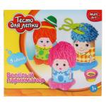 НАБОР "ТЕСТО ДЛЯ ЛЕПКИ" "MULTIART" "ПАРИКМАХЕР"(3 ЦВ., 90ГР., ФОРМОЧКИ, АКСЕСС.) В КОР. в кор.2*30шт