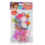 Набор д/тв-ва MultiArt Декорирование открытки Enchantimals (стразами и цветами) в пак. в кор.240шт