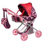 КОЛЯСКА "КАРАПУЗ" МЕТАЛЛ., КОЛЕСА 4*14СМ РЕЗ., КОРЗИНА, СУМКА, ПЕРЕНОСКА В КОР 69*43.5*69СМв кор.3шт