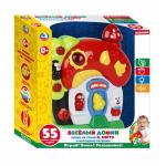 Веселый домик.18 песен на стихи А.Барто,учим животных,7 народных потешек в кор ТМ "УМКА" в кор2*18шт