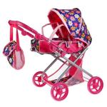 КОЛЯСКА "КАРАПУЗ" МЕТАЛЛ., КОЛЕСА 4*14СМ РЕЗ., КОРЗИНА, СУМКА, ПЕРЕНОСКА В КОР 69*43.5*69СМв кор.3шт