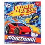 Multiart. Гонки. Пластилин классический 12 цветов, 180гр. в кор.28шт