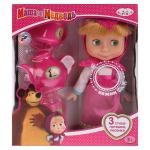 КУКЛА "КАРАПУЗ" МАША И МЕДВЕДЬ. МАША 25СМ, ОЗВУЧ., C НАБОРОМ ДЛЯ ЧАЕПИТИЯ В КОР. в кор.18шт