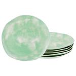 189-211 НАБОР ТАРЕЛОК ДЕСЕРТНЫХ ИЗ 6 ШТ. ДИАМЕТР=26 СМ. КОЛЛЕКЦИЯ "ПАРАДИЗ" ЦВЕТ: РАЙСКОЕ ЯБЛОКО (КОР=4НАБОР