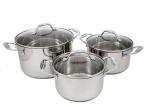 Добрыня Набор посуды (3 кастр) DO-1707(2.5/3.4/6.3)