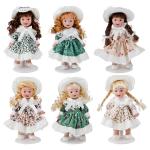 346-262 КУКЛА ФАРФОРОВАЯ ВЫСОТА=13 СМ. 6 ВИДОВ В АССОРТИМЕНТЕ (МАЛ=12ШТ./КОР=144ШТ.)