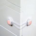 Блокиратор дверей универсальный, 2 шт, цвет розовый