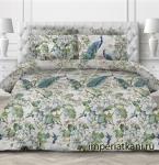 Ткань поплин 220 см Павлины