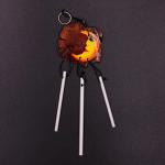 Музыка ветра BLK-09-M с Луной дерево и металл h-27см