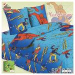 КПБ Бязь "Сказочная страна" 110*140 (105 г/м2) (диз.: 2412/1 Человек Паук)