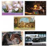 Альбом д/рис. А4 48л., спираль, обложка картон, HATBER, 205х300мм, Ассорти, 48А4Всп(A274309)