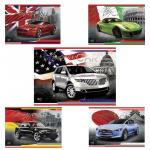 Альбом д/рис. А4 40л., скоба, выборочный лак, HATBER, 205х290мм, Country Cars (Авто), 40А4вмB