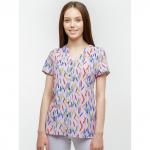 Блуза женская арт. 908-1, сиренево-синяя