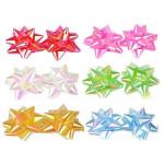 LADECOR Набор подарочных бантов, 2 шт, 7 см, 6 цветов, перламутр