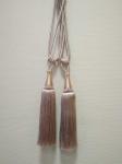 Кисти для штор Ф-21 (бежевый) 34 см кисть + 34 см подхват