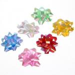 Набор подарочных бантов, 6 шт, 5,5 см. перламутр