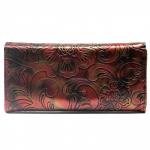 Кошелек женский искусственная кожа 082,  молния внутри,  5отд+ 4карм,  бордовый 216427