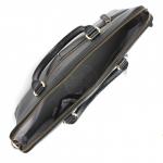 Портфель мужской натуральная кожа 8058,  1отд,  3внутр/карм,  1внеш/карм,  черный 221688